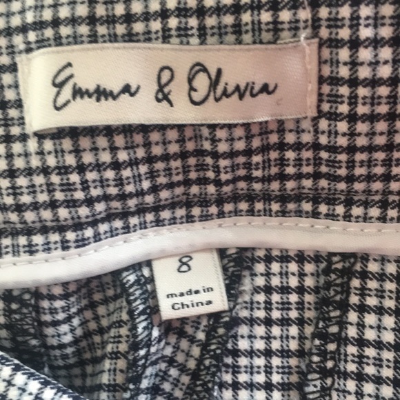 Emma and Olivia tiny plaid pants NWOT - Picture 7 of 8